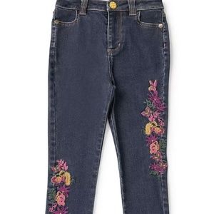 Matilda Jane IN BLOSSOM Embroidered Jeans Girls 6